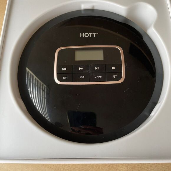 HOTT CD511 CD Player NEW!! Portable Anti-Shock Personal Portable CD Player Black - Picture 2 of 9